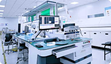 PCB 制造组装生产车间图